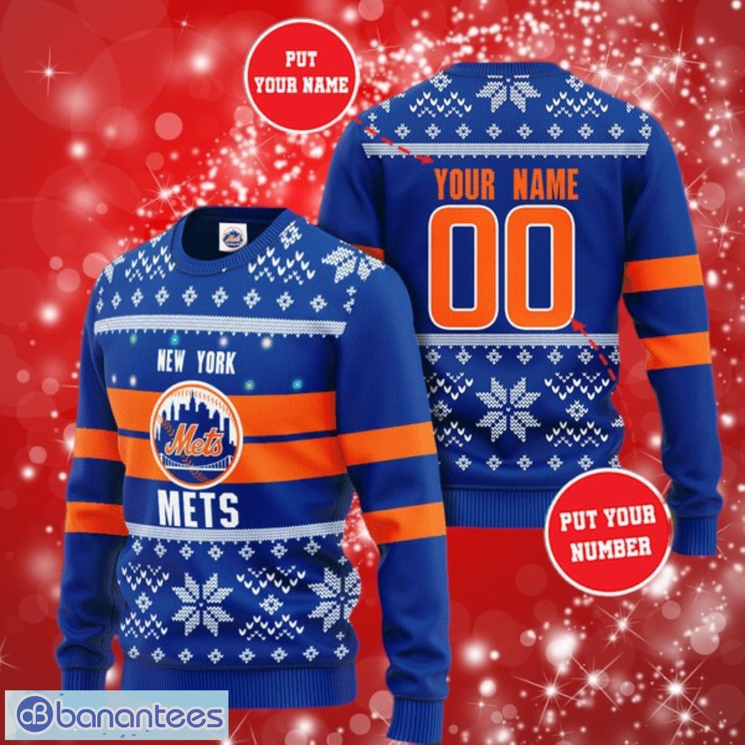 mlb new york mets logo design blue sweatshirt custom name and number sweatshirt 3d image MLB New York Mets Logo Design Blue Sweatshirt Custom Name And Number Sweatshirt 3D Product Photo 1