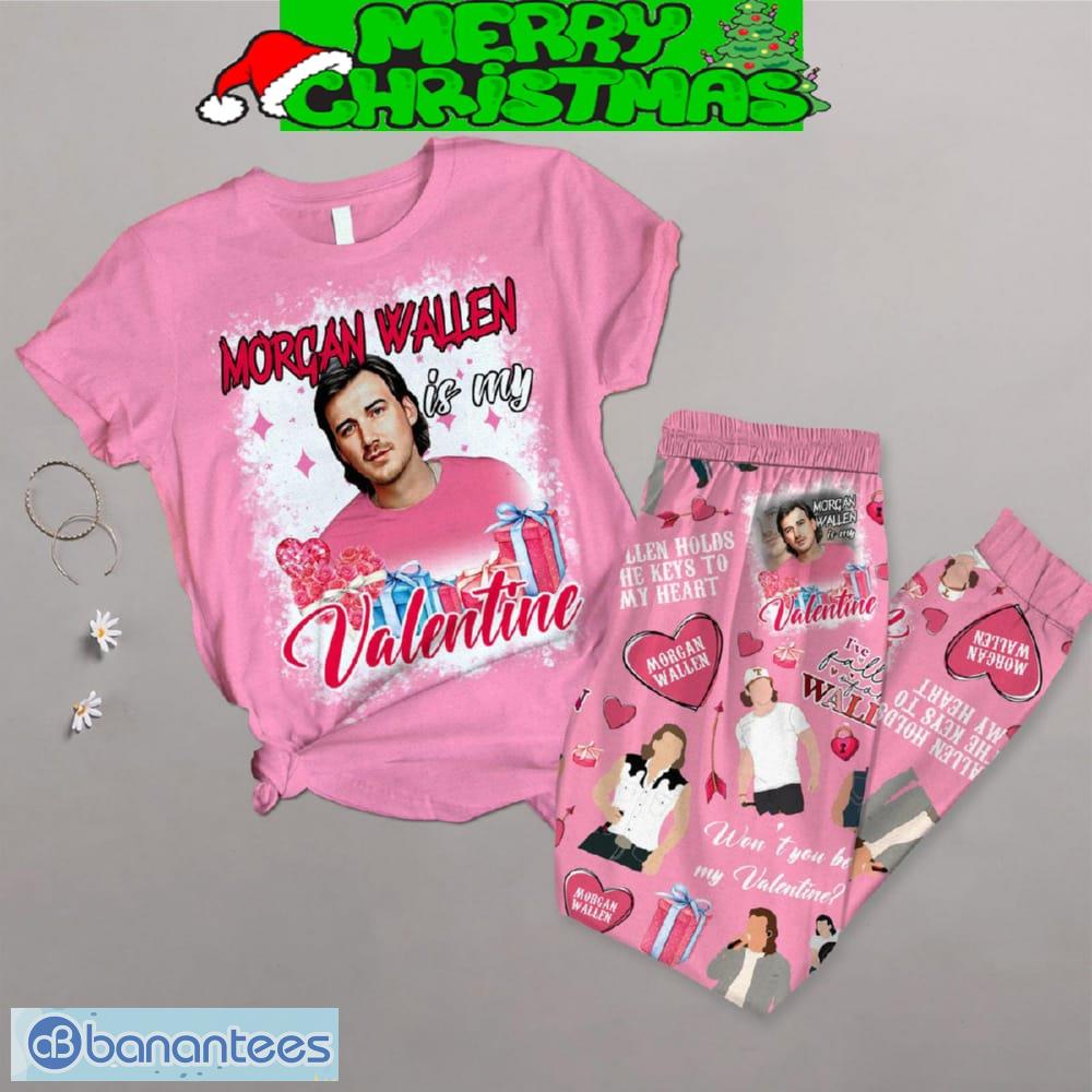 morgan wallen my valentine fleece pajamas set for christmas image Morgan Wallen My Valentine Fleece Pajamas Set For Christmas - Morgan Wallen My Valentine Fleece Pajamas Set-1