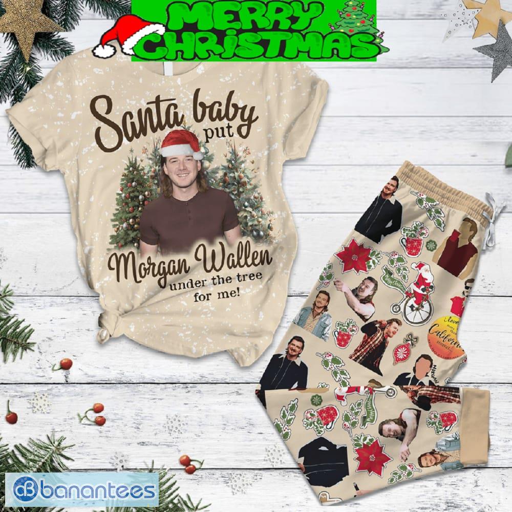 morgan wallen santa baby christmas tree fleece pajamas set christmas for family image Morgan Wallen Santa Baby Christmas Tree Fleece Pajamas Set Christmas For Family - Morgan Wallen Santa Baby Christmas Tree Fleece Pajamas Set-1