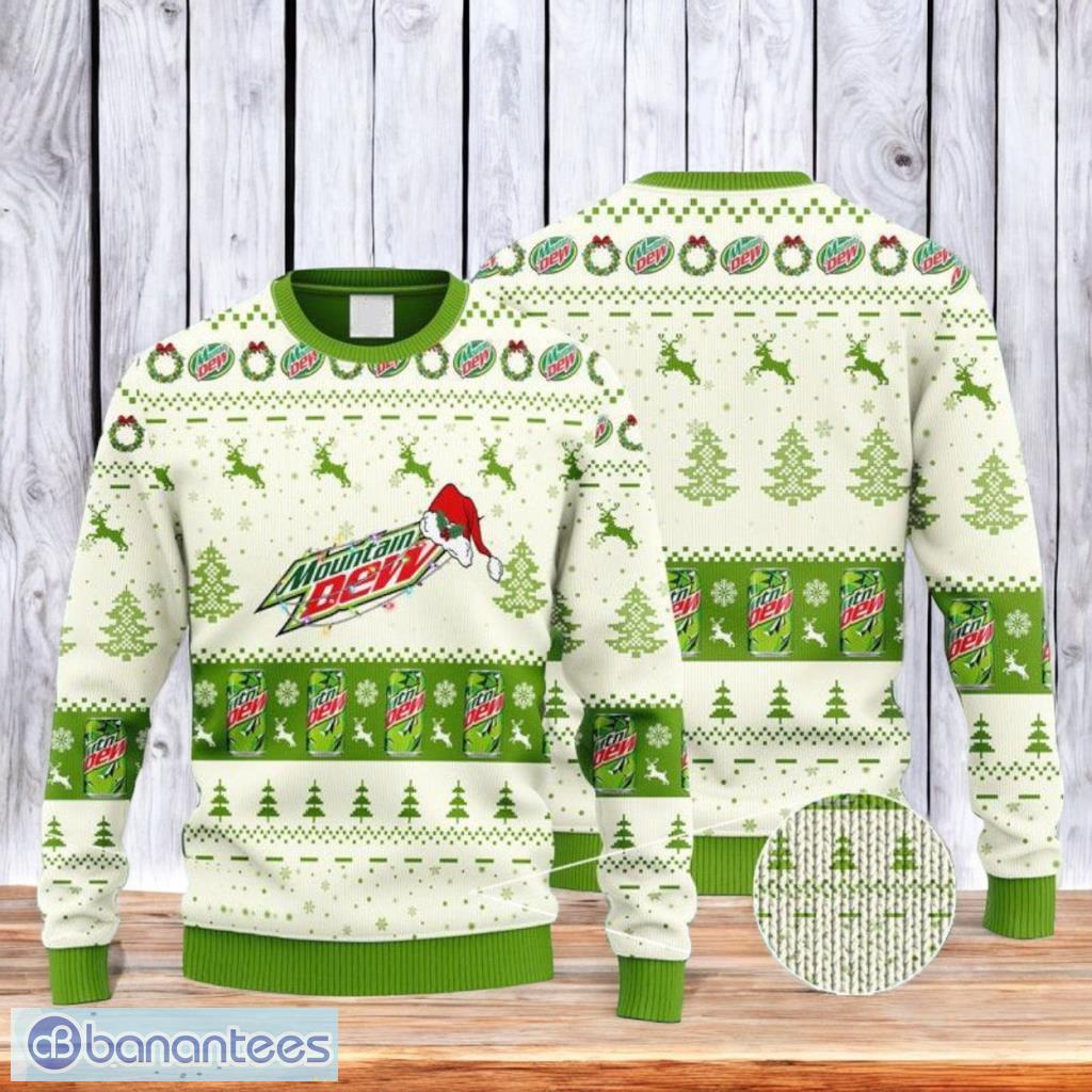 mountain dew reindeer snowy night ugly christmas ugly sweater 3d best gift chistmas image Mountain Dew Reindeer Snowy Night Ugly Christmas Ugly Sweater 3D Best Gift Chistmas Product Photo 1