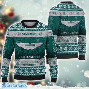 Aston-Martin Damn Right I Lover Aston-Martin Now And Forever 3D Ugly Christmas Sweater Christmas Gift Product Photo 1