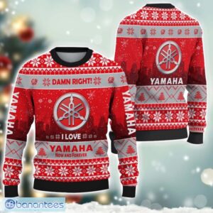 Yamaha Damn Right I Lover Yamaha Now And Forever 3D Ugly Christmas Sweater Christmas Gift Product Photo 1
