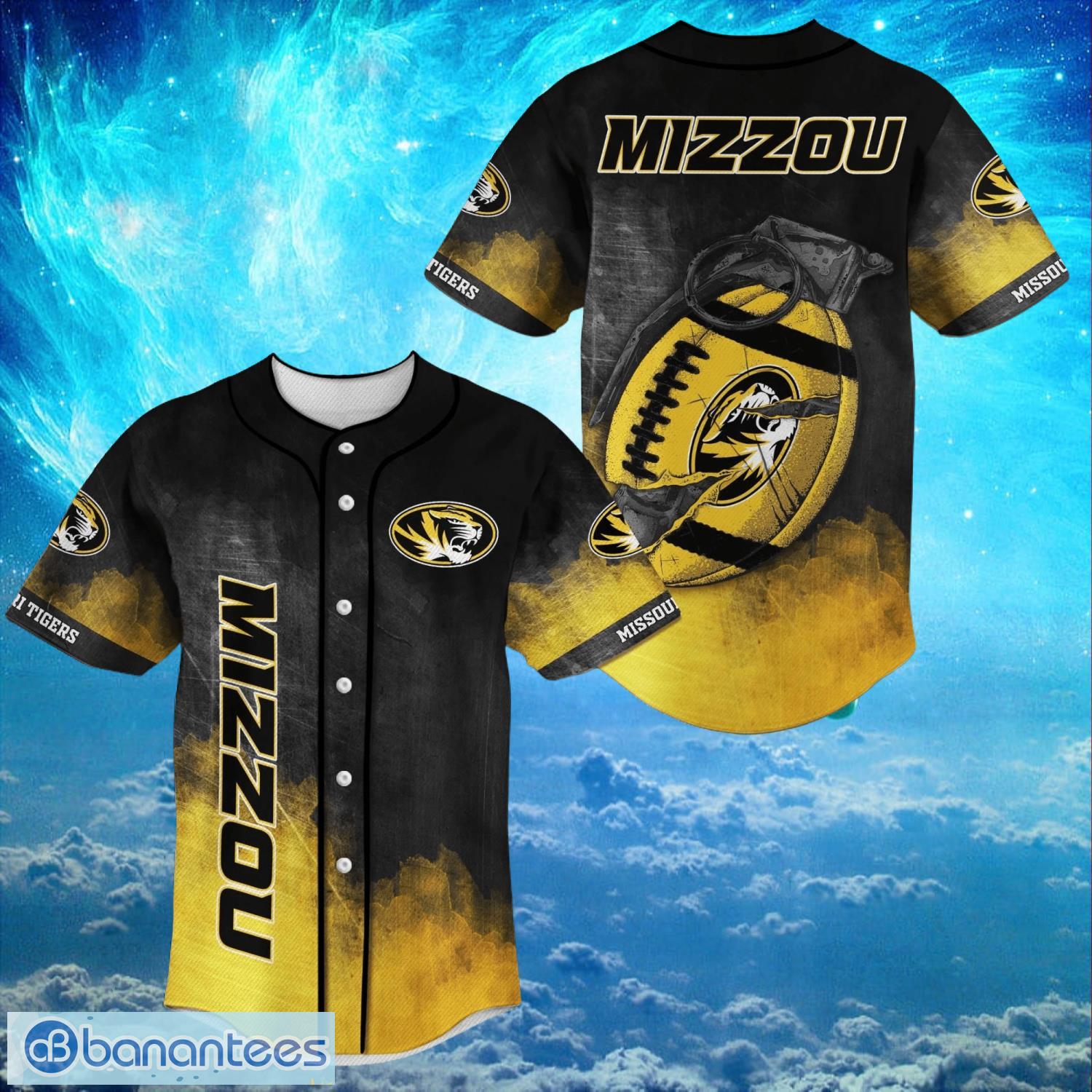 nacc missouri tigers logo design for fans baseball 3d shirt jersey shirt image NACC Missouri Tigers Logo Design For Fans Baseball 3D Shirt Jersey Shirt Product Photo 1