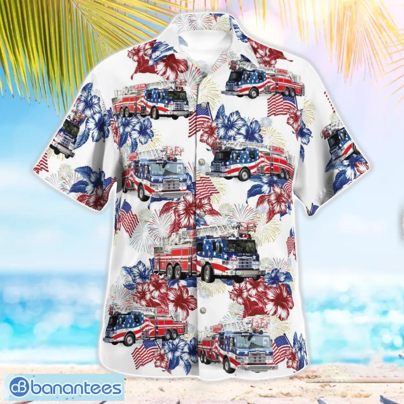 napa fire department 3d hawaiian shirt 1 image Napa Fire Department 3D Hawaiian Shirt Product Photo 2