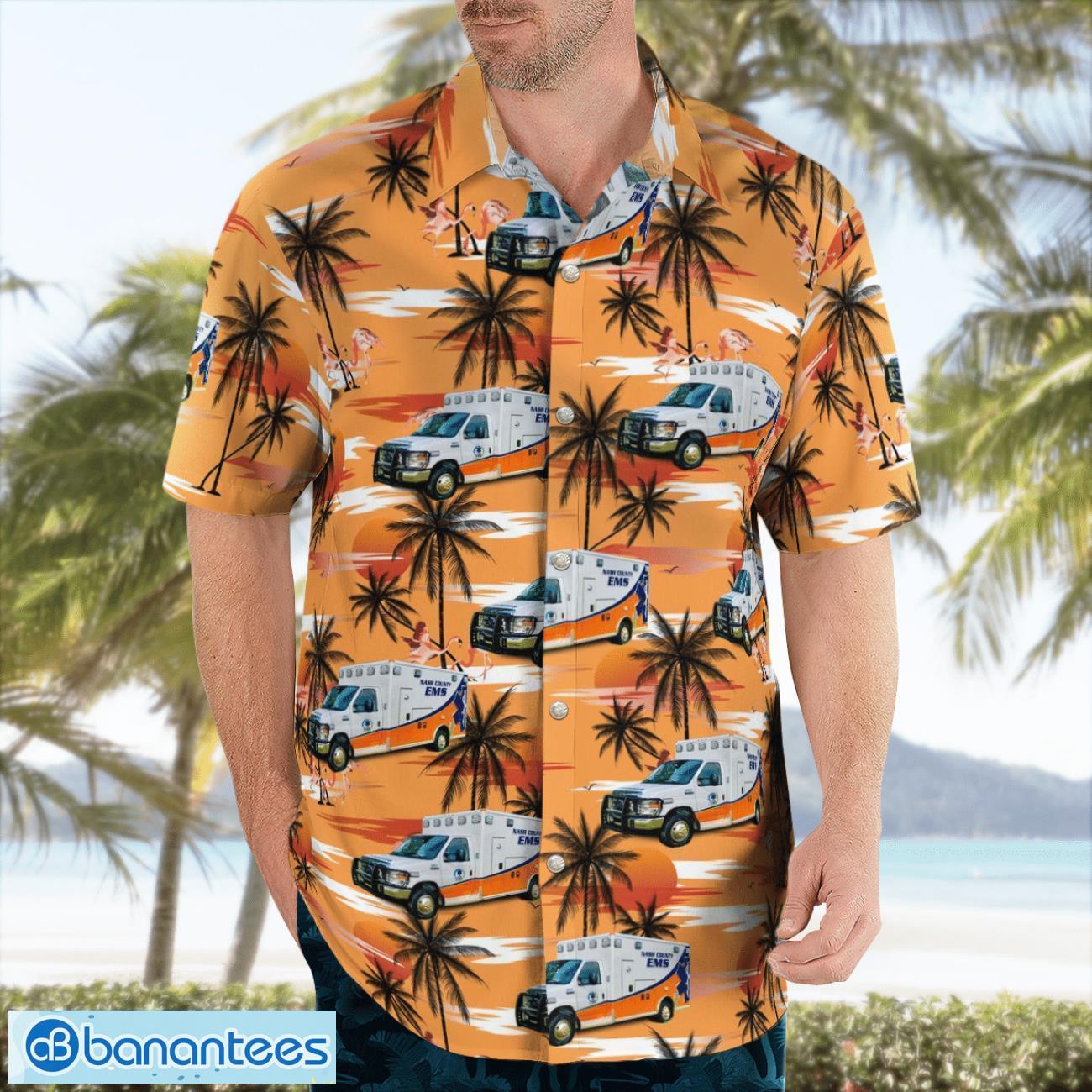 Nash County Emergency Medical Services Beach Hawaiian Shirt Summer Gift Nash County Emergency Medical Services Beach Hawaiian Shirt Summer Gift Product Photo 4