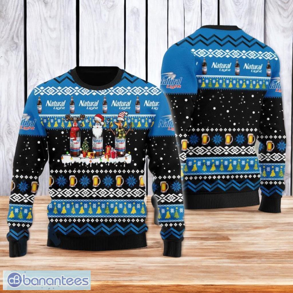 natural light santa reindeer snowflake ugly christmas ugly sweater 3d best gift chistmas image Natural Light Santa Reindeer Snowflake Ugly Christmas Ugly Sweater 3D Best Gift Chistmas Product Photo 1
