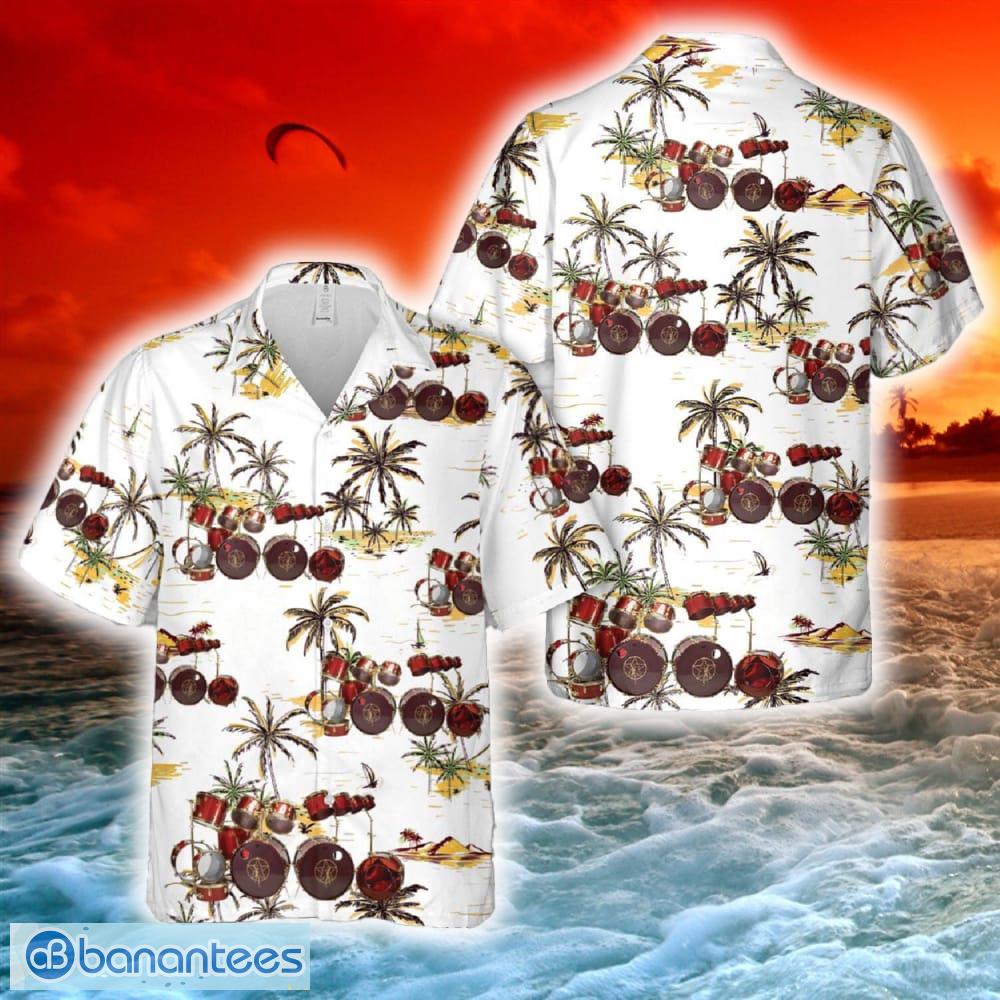 neil peart 1982 1986 drum kit hawaiian shirt image NEIL PEART 1982-1986 DRUM KIT Hawaiian Shirt - NEIL PEART 1982-1986 DRUM KIT Hawaiian Shirt-1