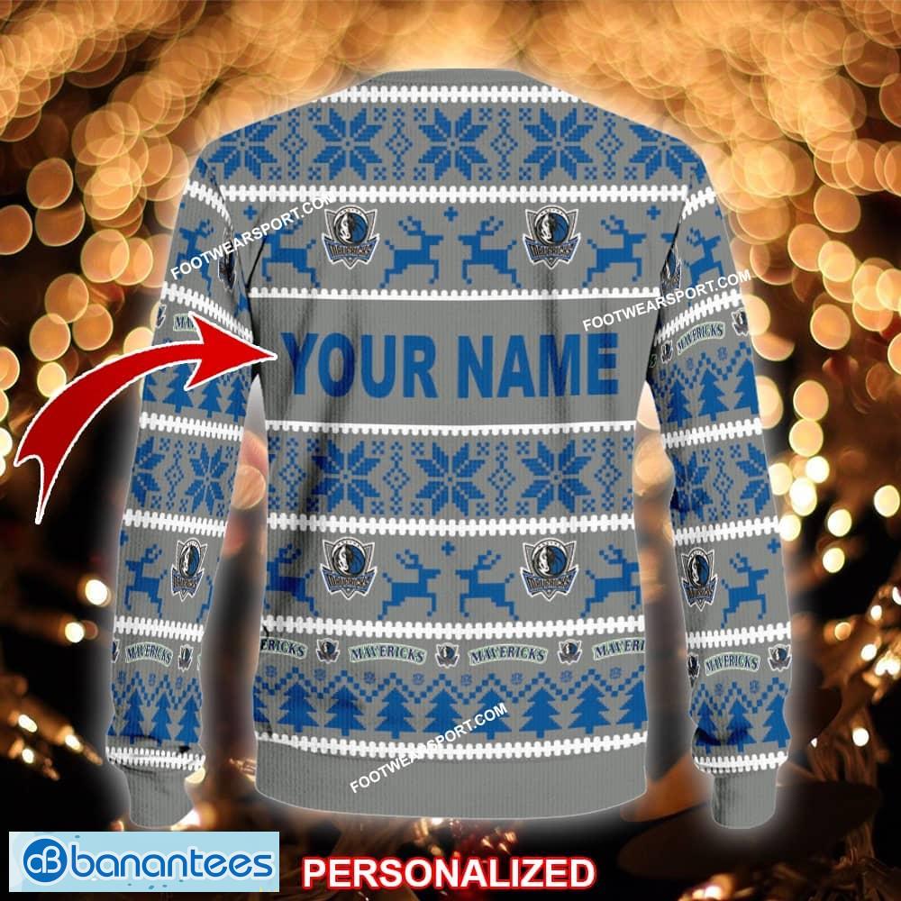 new jumper dallas mavericks ugly christmas sweater gift for men and women custom name 1 image NEW Jumper Dallas Mavericks Ugly Christmas Sweater Gift For Men And Women Custom Name - NBA Dallas Mavericks Ugly Christmas Sweater For Men And Women Photo 2