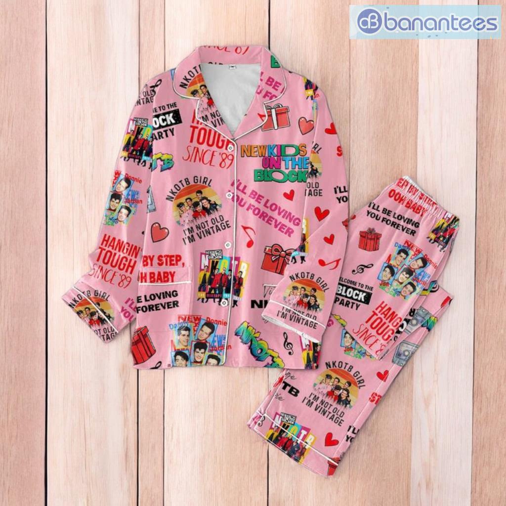 new kid on the block pajamas set gift for women image New Kid On The Block Pajamas Set Gift For Women Product Photo 1