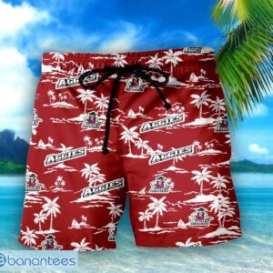 New Mexico State Aggies 3D Tropical Pattern Coconut Tree Hawaiian Shirt And Shorts Product Photo 2