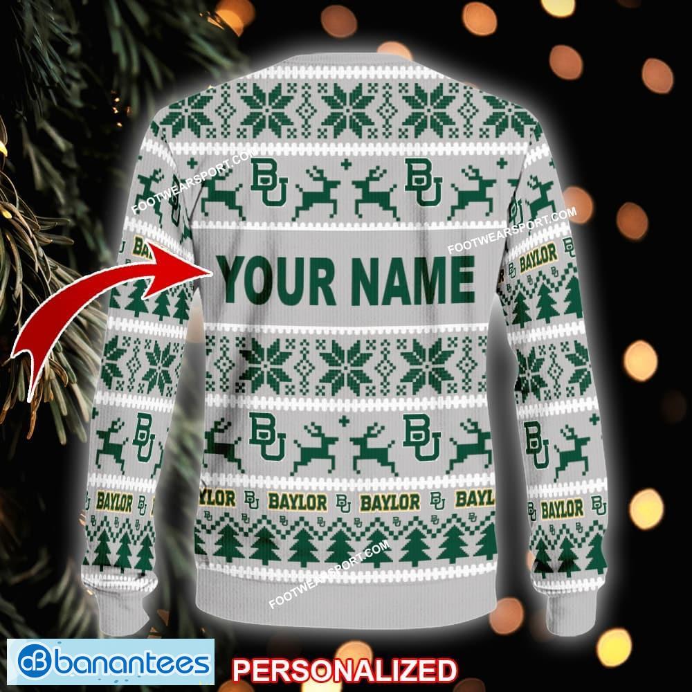 new occasion baylor bears ugly christmas sweater gift for men and women custom name 1 image NEW Occasion Baylor Bears Ugly Christmas Sweater Gift For Men And Women Custom Name - NCAA Baylor Bears Ugly Christmas Sweater For Men And Women Photo 2