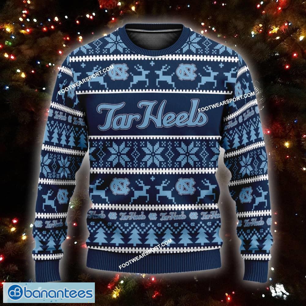 new radiator north carolina tar heels knitted christmas sweater aop gift holidays custom name image NEW Radiator North Carolina Tar Heels Knitted Christmas Sweater AOP Gift Holidays Custom Name - NCAA North Carolina Tar Heels Ugly Christmas Sweater For Men And Women Photo 1