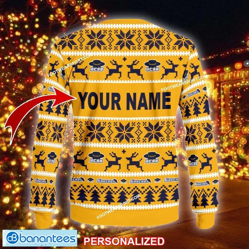 new reindeer uc santa barbara gauchos knitted christmas sweater aop gift for men and women custom name 1 image NEW Reindeer UC Santa Barbara Gauchos Knitted Christmas Sweater AOP Gift For Men And Women Custom Name - NCAA2 UC Santa Barbara Gauchos Ugly Christmas Sweater For Men And Women Photo 2