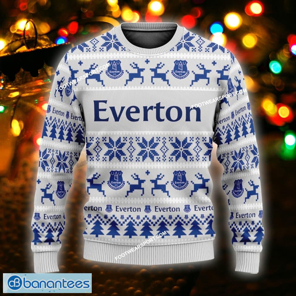 new ribbed everton ugly christmas sweater gift for men and women custom name image NEW Ribbed Everton Ugly Christmas Sweater Gift For Men And Women Custom Name - EPL Everton Ugly Christmas Sweater For Men And Women Photo 1