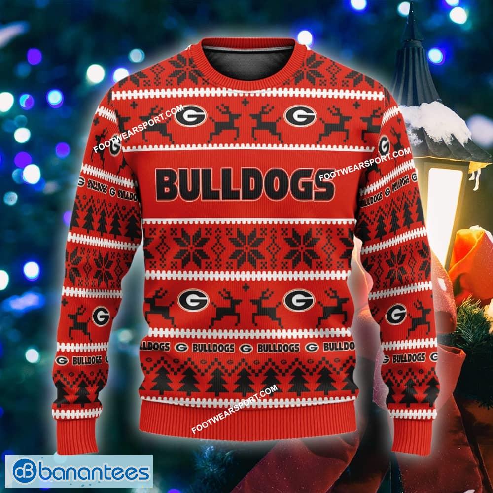 new savior georgia bulldogs knitted christmas sweater gift for adult custom name image NEW Savior Georgia Bulldogs Knitted Christmas Sweater Gift For Adult Custom Name - NCAA Georgia Bulldogs Ugly Christmas Sweater For Men And Women Photo 1
