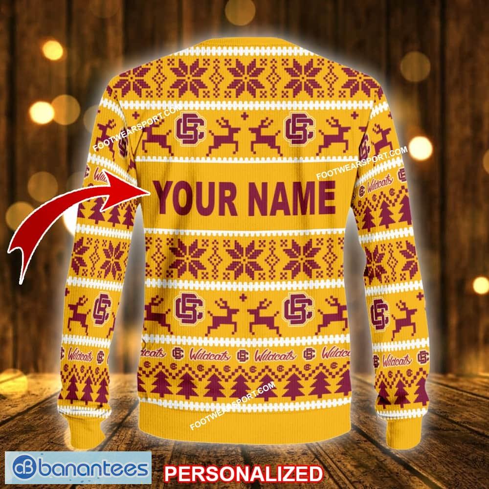 new snowfall bethune cookman wildcats ugly christmas sweater gift for men and women custom name 1 image NEW Snowfall Bethune Cookman Wildcats Ugly Christmas Sweater Gift For Men And Women Custom Name - NCAA2 Bethune Cookman Wildcats Ugly Christmas Sweater For Men And Women Photo 2
