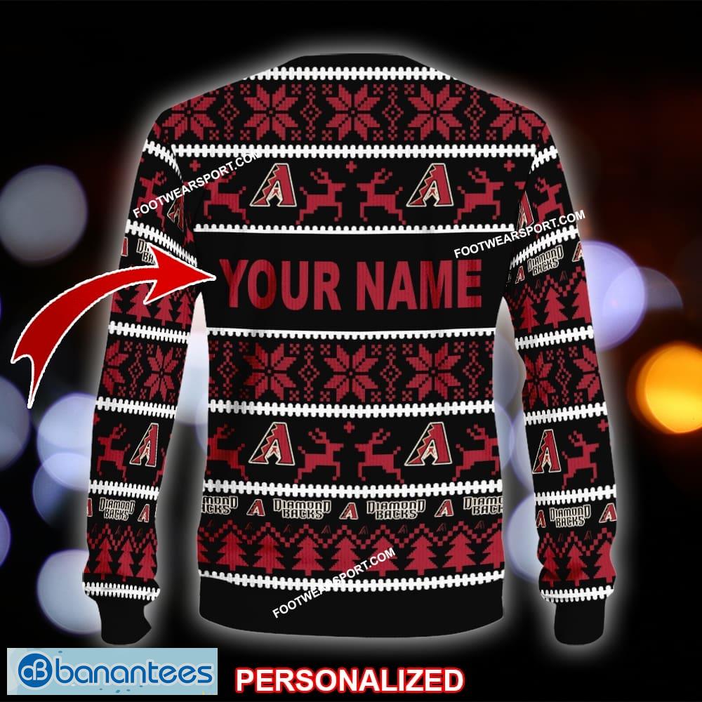new traditional arizona diamondbacks ugly xmas sweater gift for men and women custom name 1 image NEW Traditional Arizona Diamondbacks Ugly Xmas Sweater Gift For Men And Women Custom Name - MLB Arizona Diamondbacks Ugly Christmas Sweater For Men And Women Photo 2