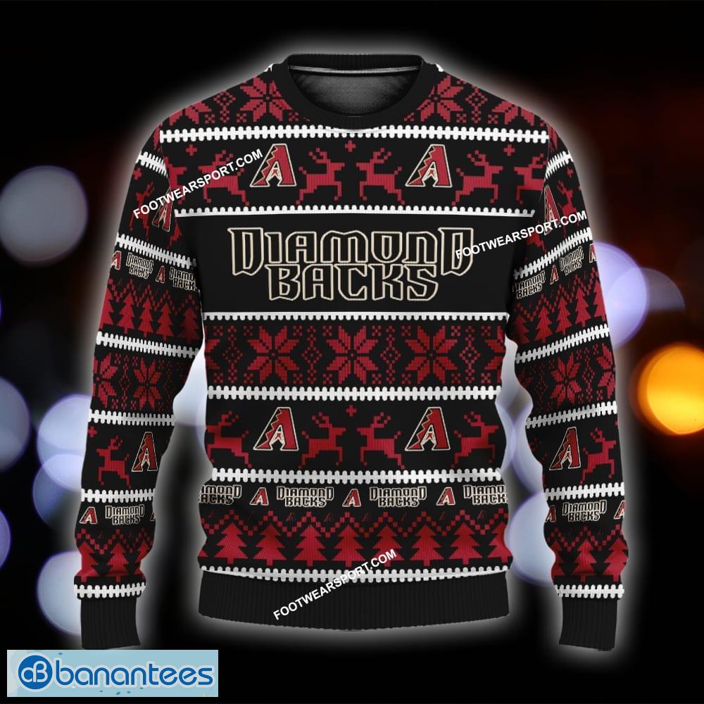 new traditional arizona diamondbacks ugly xmas sweater gift for men and women custom name image NEW Traditional Arizona Diamondbacks Ugly Xmas Sweater Gift For Men And Women Custom Name - MLB Arizona Diamondbacks Ugly Christmas Sweater For Men And Women Photo 1