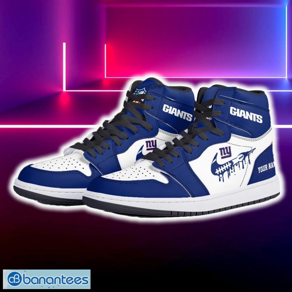 new york giants air jordan hightop shoes new custom name for fans gift sneaker 1 image New York Giants Air Jordan Hightop Shoes New Custom Name For Fans Gift Sneaker - New York Giants Air Jordan Hightop Shoes Photo 5