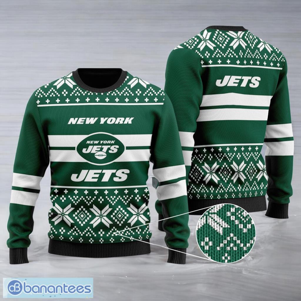 new york jets nfl team wool sweater image New York Jets NFL Team Wool Sweater Product Photo 1