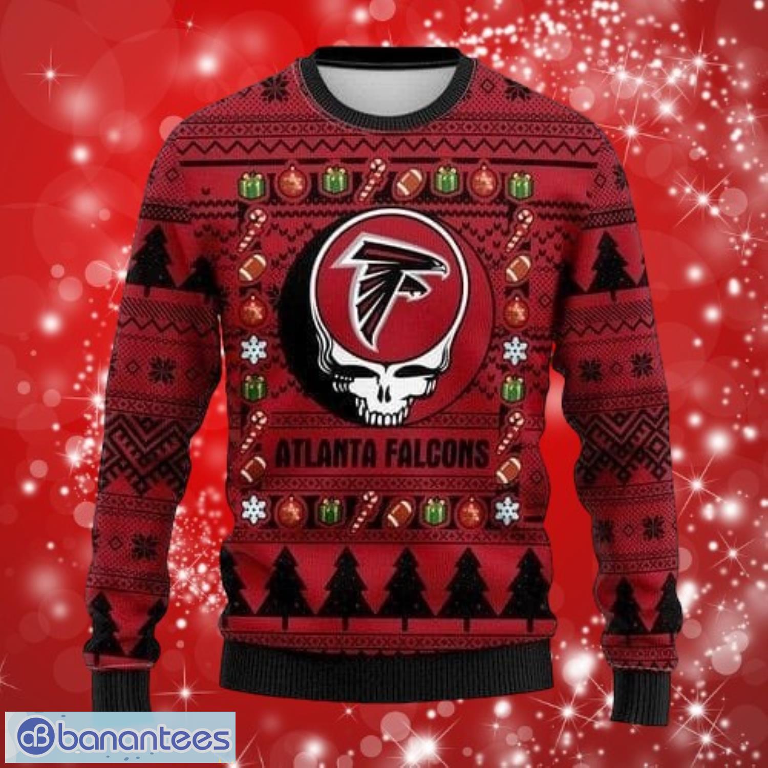 nfl atlanta falcons logo grateful dead christmas warmth full over print gifts christmas 3d sweater shirt image NFL Atlanta Falcons Logo Grateful Dead Christmas Warmth Full Over Print Gifts Christmas 3D Sweater Shirt Product Photo 1
