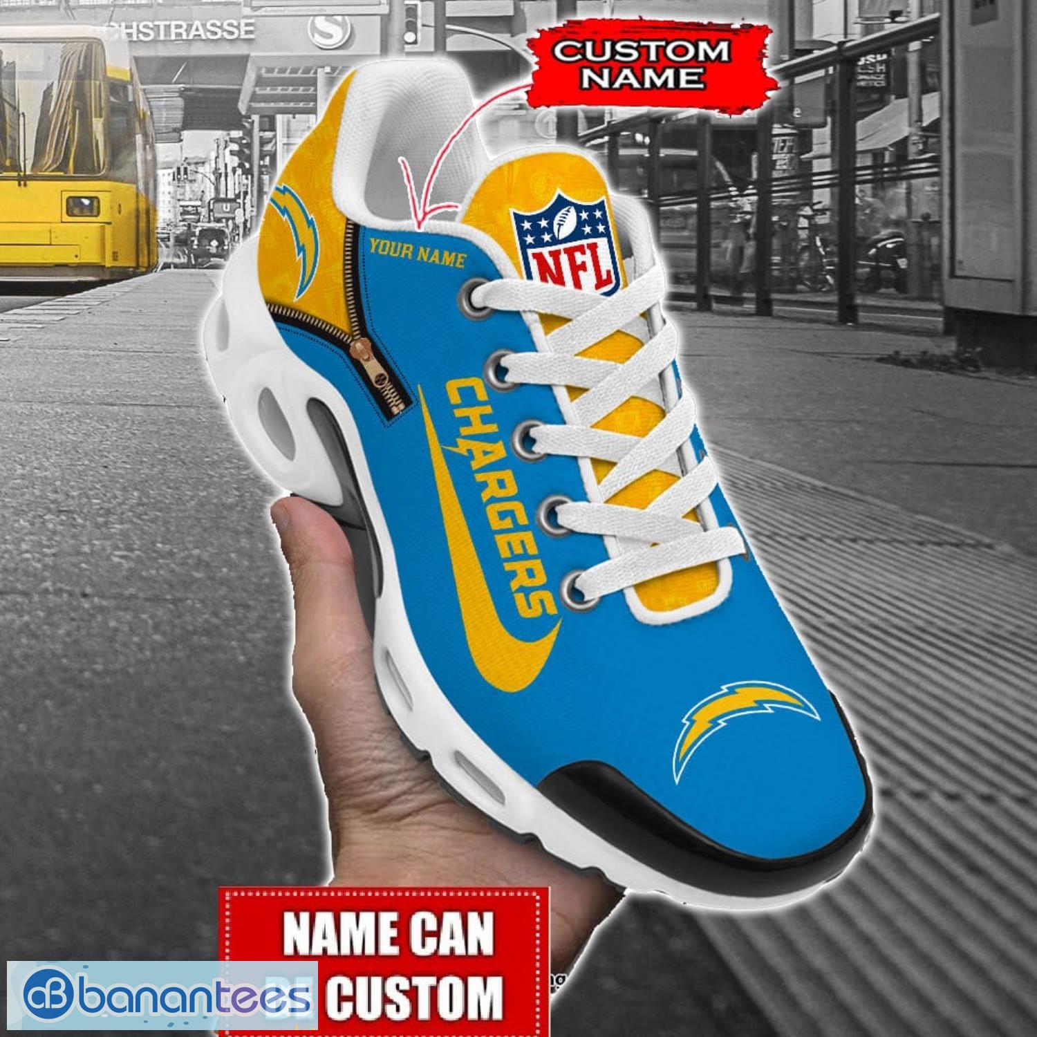 nfl los angeles chargers custom name tn sport shoes air cushion sport sneakers image NFL Los Angeles Chargers Custom Name TN Sport Shoes Air Cushion Sport Sneakers Product Photo 1