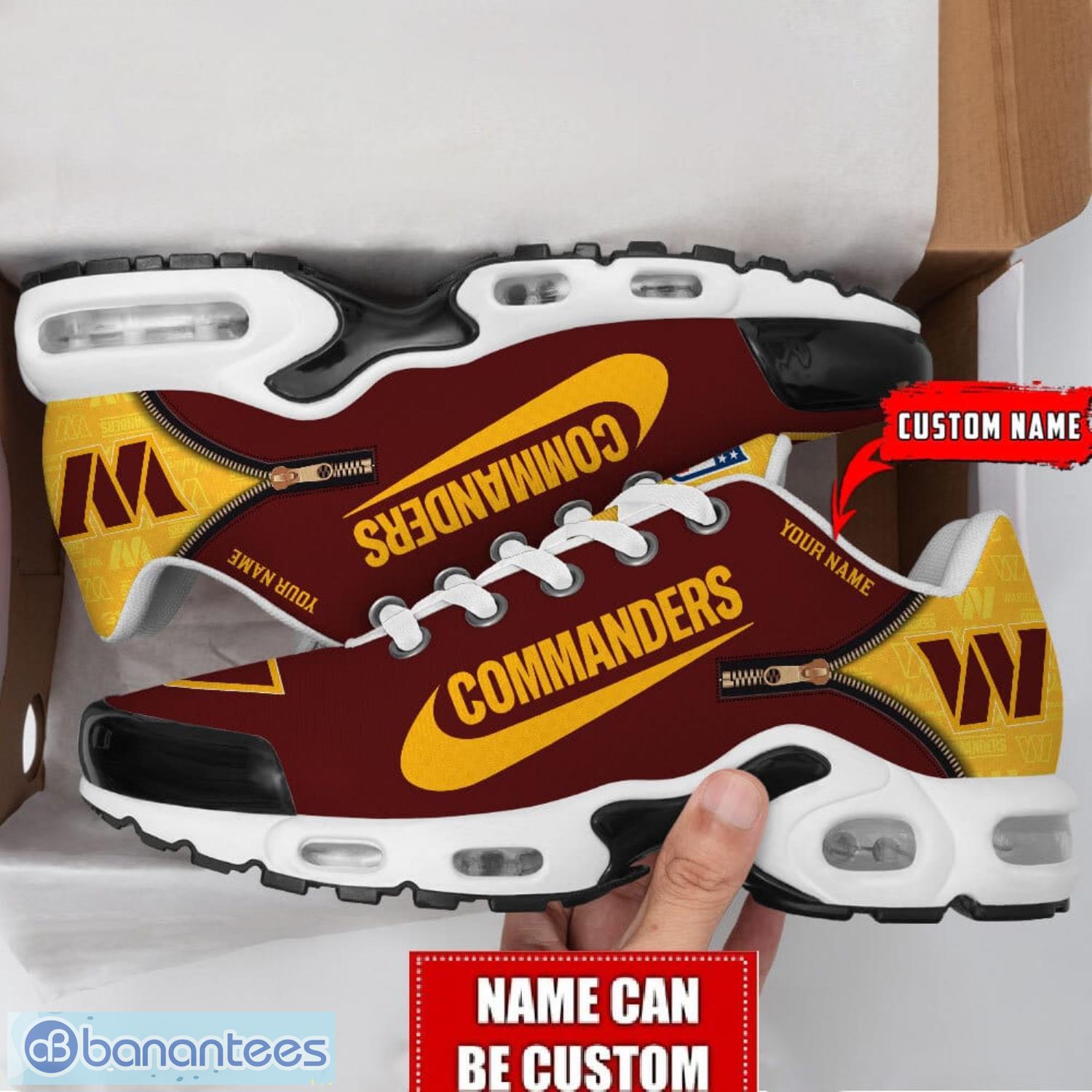 nfl washington commanders custom name tn sport shoes air cushion sport sneakers 1 image NFL Washington Commanders Custom Name TN Sport Shoes Air Cushion Sport Sneakers Product Photo 2