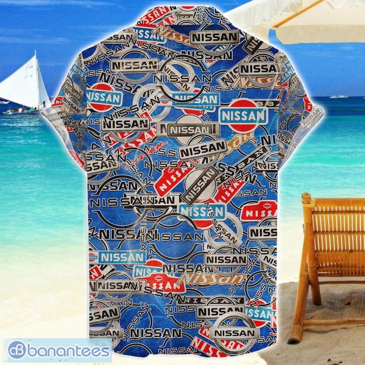 nissan aop truck logo hawaiian shirt summer gift for men and women 1 image Nissan AOP Truck Logo Hawaiian Shirt Summer Gift For Men And Women Product Photo 2
