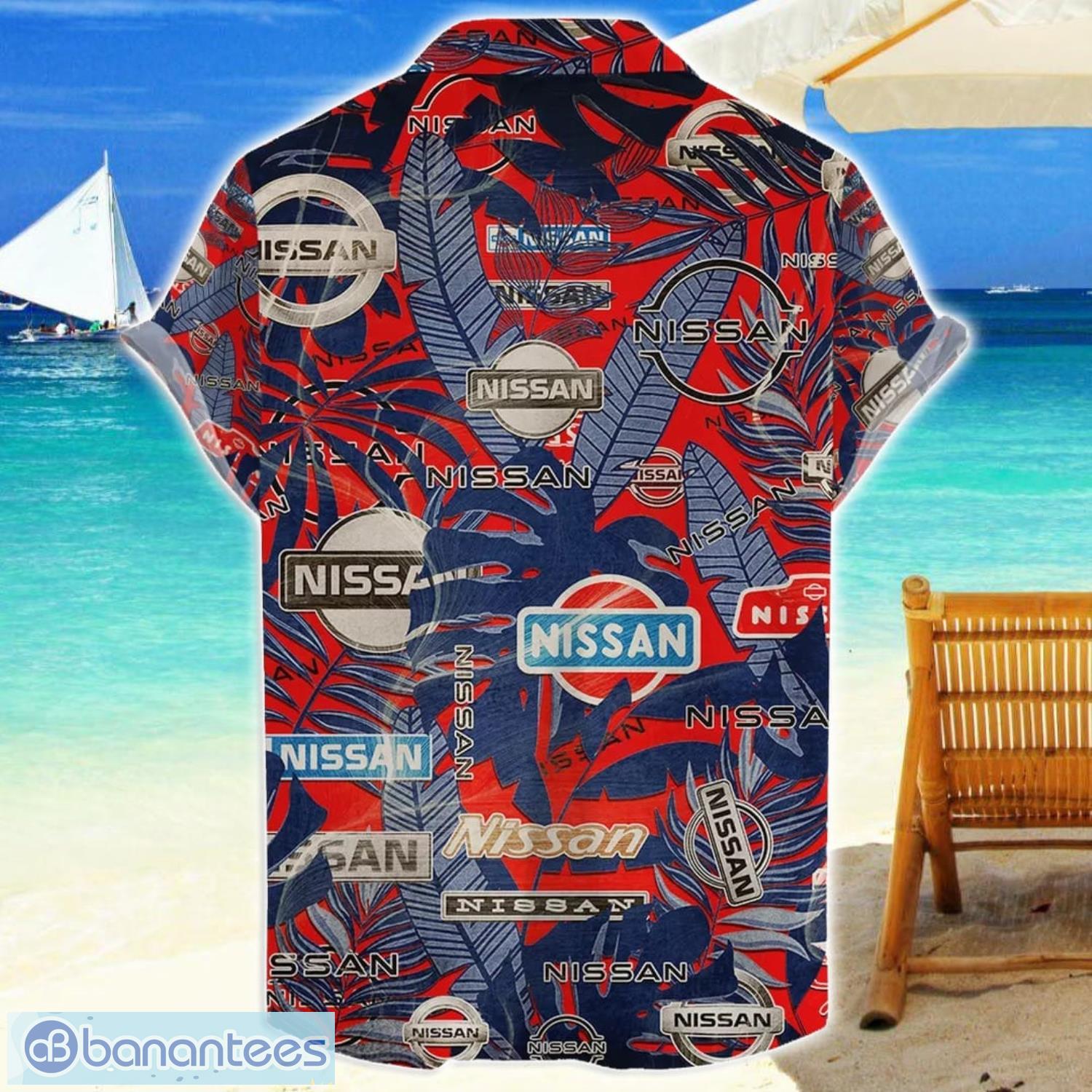 nissan truck retro logo 3d hawaiian shirt for men and women gift 1 image Nissan Truck Retro Logo 3D Hawaiian Shirt For Men And Women Gift Product Photo 2