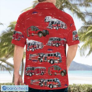 Texas, Bexar County ESD#2 Fire Department Hawaiian Shirt Product Photo 4