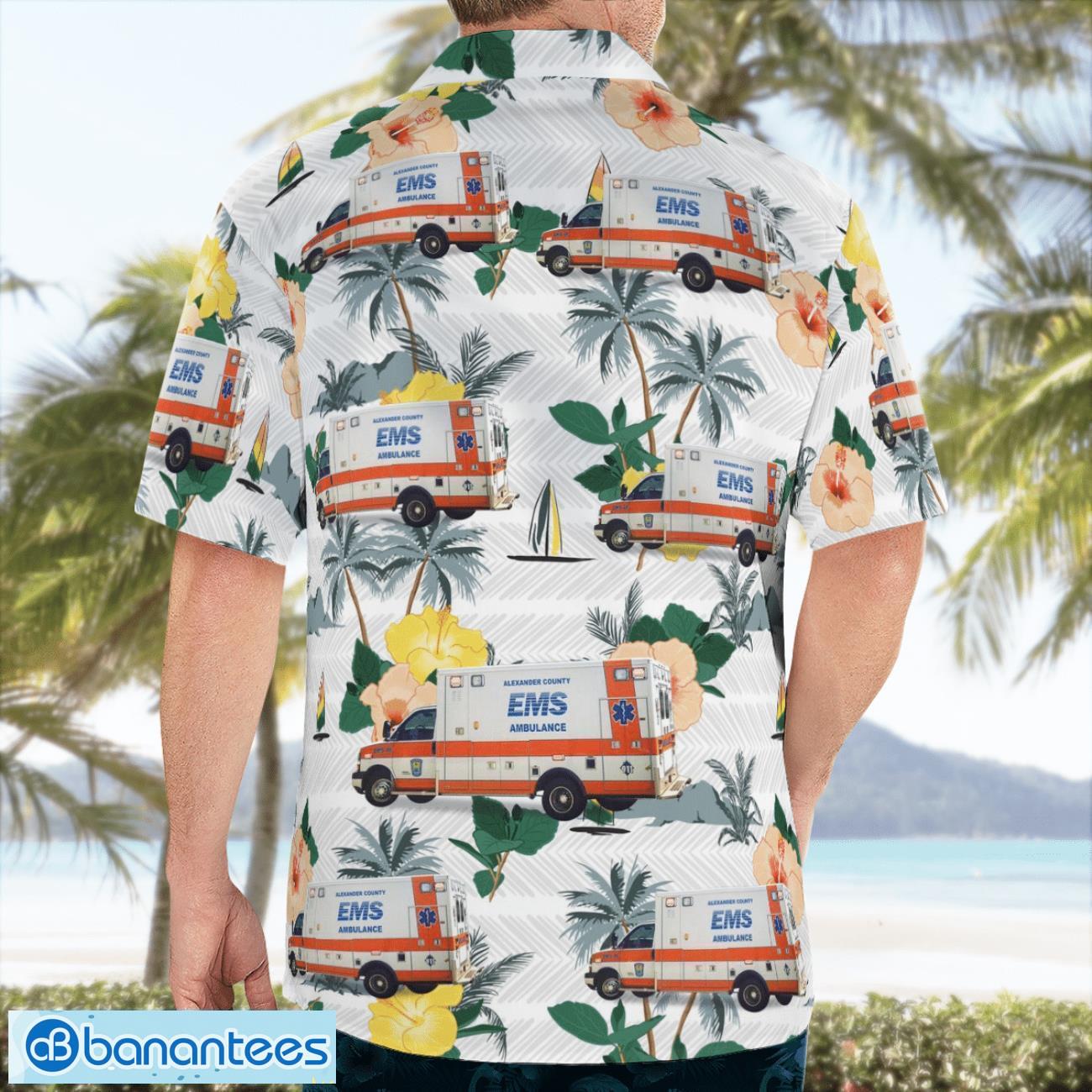 north-carolina-alexander-county-ems-hawaiian-shirt-beach-shirt-summer-holiday-gift-1.jpg North Carolina, Alexander County EMS Hawaiian Shirt Beach Shirt Summer Holiday Gift Product Photo 2