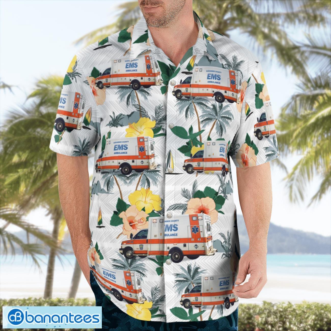 north-carolina-alexander-county-ems-hawaiian-shirt-beach-shirt-summer-holiday-gift-3.jpg North Carolina, Alexander County EMS Hawaiian Shirt Beach Shirt Summer Holiday Gift Product Photo 4