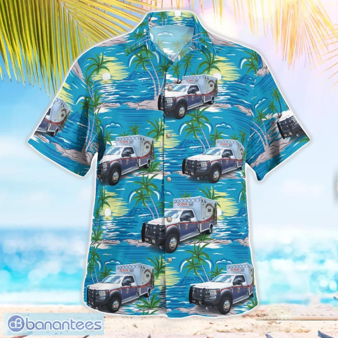 north carolina davie county ems hawaiian shirt beach shirt for men and women 2 image North Carolina, Davie County EMS Hawaiian Shirt Beach Shirt For Men And Women Product Photo 3