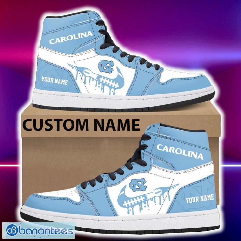north carolina tar heels air jordan hightop shoes new custom name for fans gift sneaker image North Carolina Tar Heels Air Jordan Hightop Shoes New Custom Name For Fans Gift Sneaker - North Carolina Tar Heels Air Jordan Hightop Shoes Photo 4