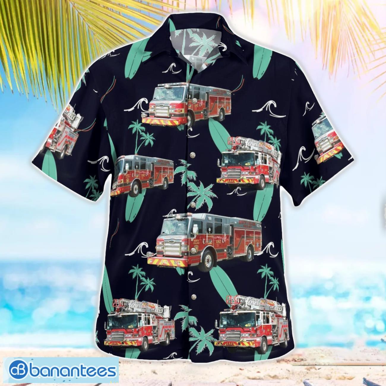 north collier fire rescue district 3d summer aloha hawaiian shirt 2 image North Collier Fire Rescue District 3D Summer Aloha Hawaiian Shirt Product Photo 3