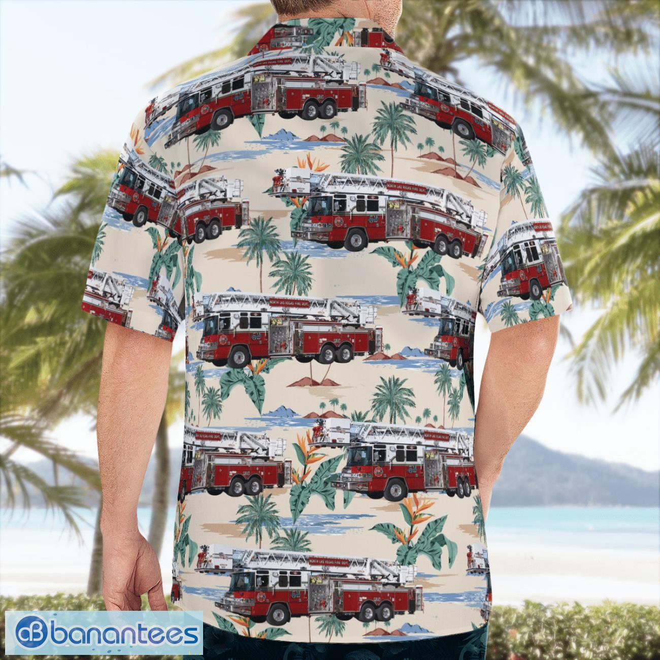 north las vegas fire department north las vegas nevada beach shirt for team 1 image North Las Vegas Fire Department North Las Vegas, Nevada Beach Shirt For Team Product Photo 2