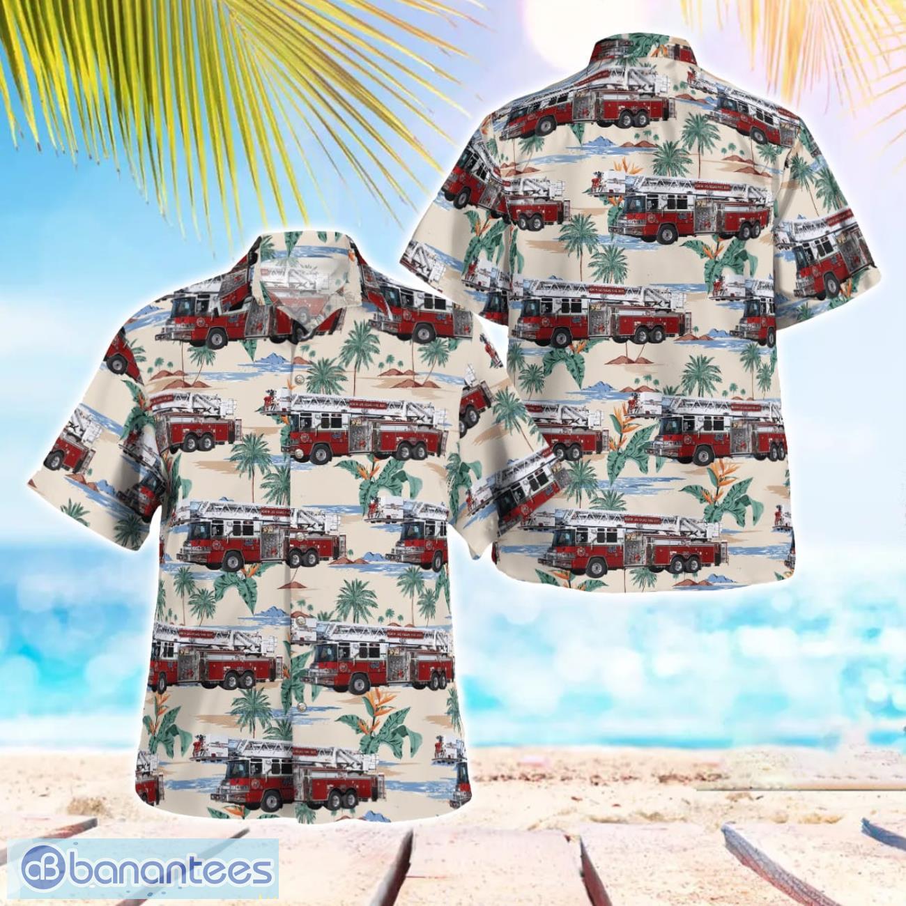 north las vegas fire department north las vegas nevada beach shirt for team image North Las Vegas Fire Department North Las Vegas, Nevada Beach Shirt For Team Product Photo 1