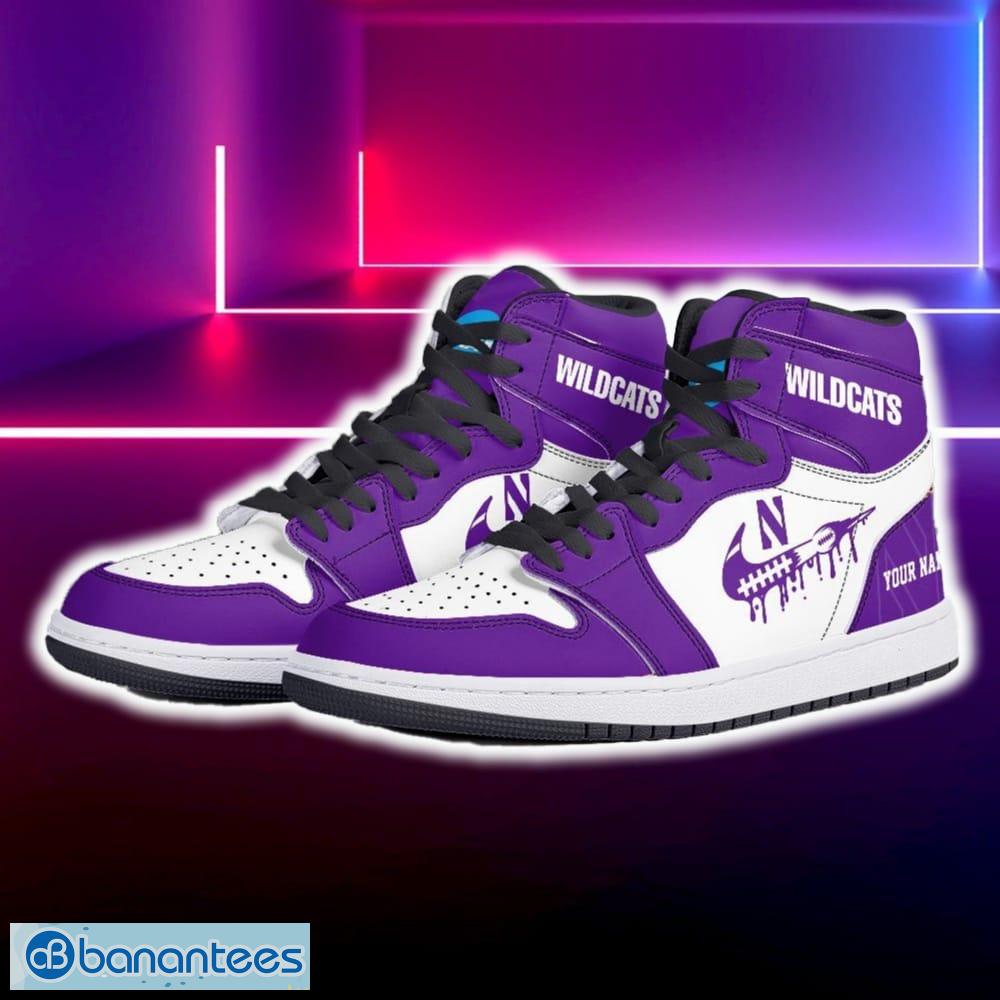 northwestern wildcats air jordan hightop shoes new custom name for fans gift sneaker 1 image Northwestern Wildcats Air Jordan Hightop Shoes New Custom Name For Fans Gift Sneaker - Northwestern Wildcats Air Jordan Hightop Shoes Photo 5