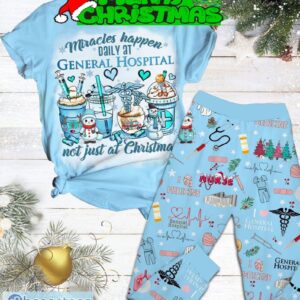 Nurse I Love Medicine Miracle Happen Daily At General Hospital Not Just As Christmas Fleece Pajamas Set Men Women For Fans - Nurse I Love Medicine Miracle Happen Daily At General Hospital Not Just As Christmas Fleece Pajamas Set-1