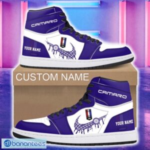 Chevrolet Camaro Car Air Jordan 1 Hightop Shoes New For Fans Gift AJ1 Sneaker Custom Name - Chevrolet Camaro Air Jordan 1 Hightop Shoes_4