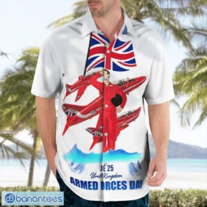 RAF Red Arrows Aircraft Armed Force Days Hawaiian Shirt Beach Shirt Summer Holiday Gift Product Photo 4