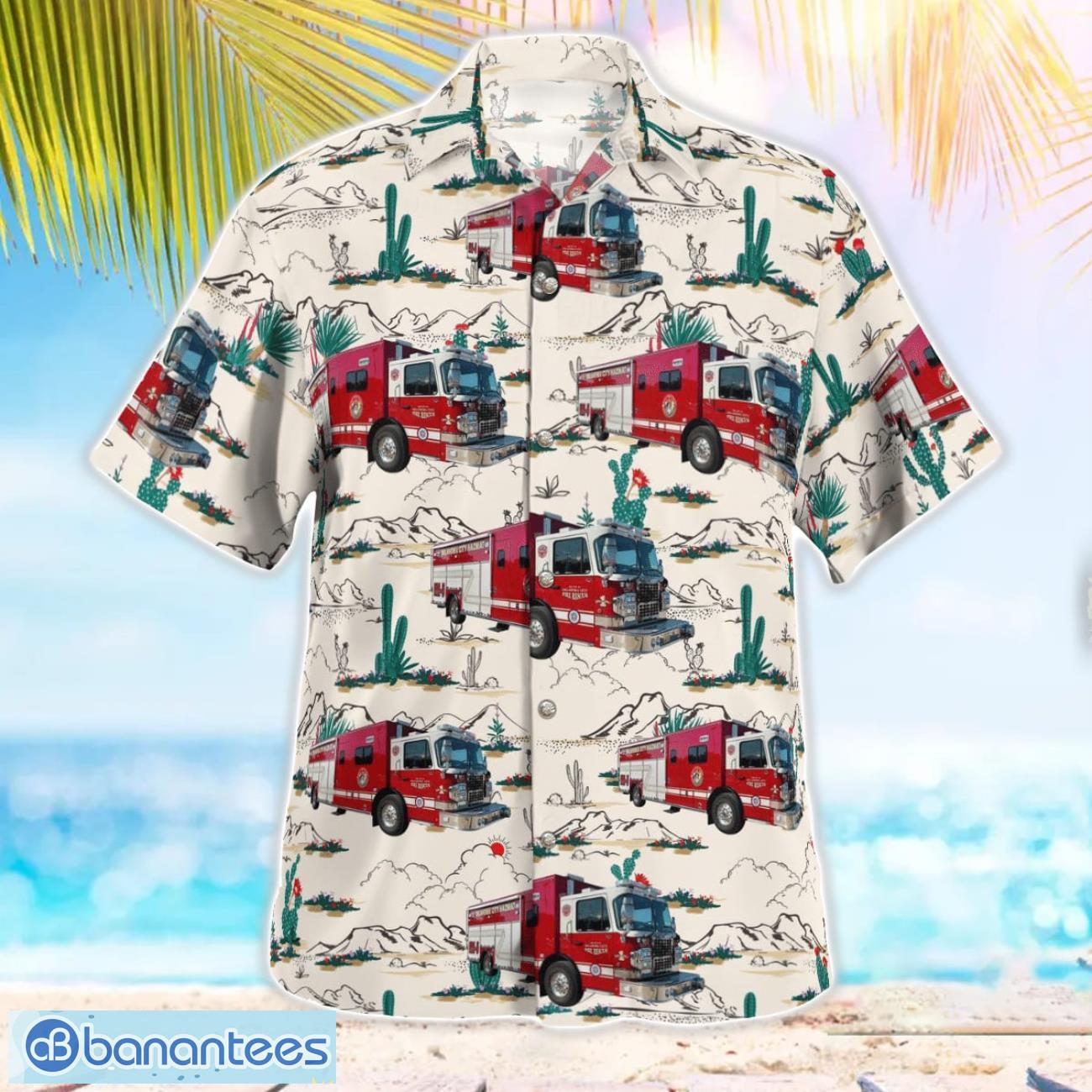 OKLAHOMA CITY FIRE DEPARTMENT Hawaiian Shirt Beach Shirt Summer Holiday Gift OKLAHOMA CITY FIRE DEPARTMENT Hawaiian Shirt Beach Shirt Summer Holiday Gift Product Photo 2