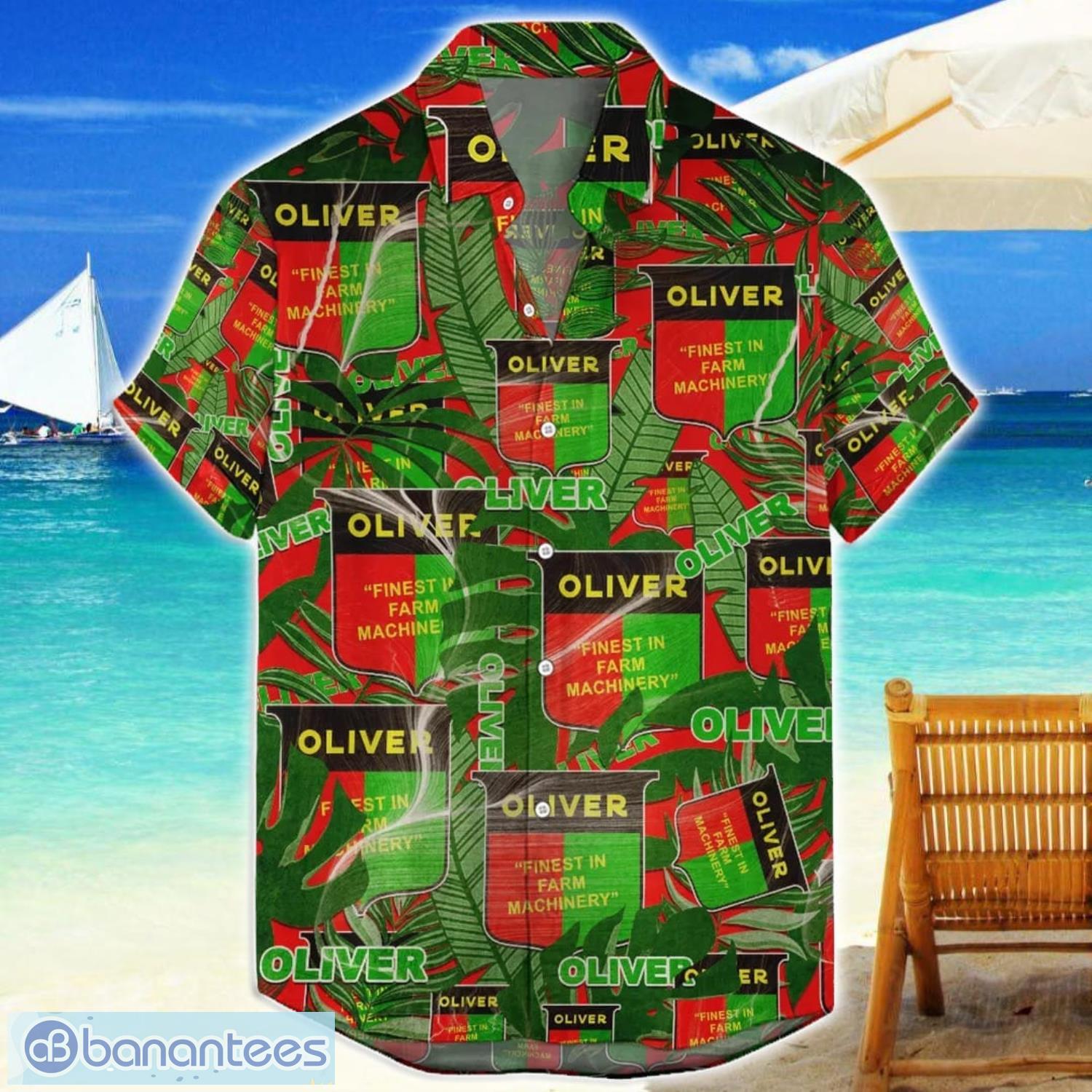 oliver tractor tractor retro logo 3d hawaiian shirt summer holiday gift image Oliver Tractor Tractor Retro Logo 3D Hawaiian Shirt Summer Holiday Gift Product Photo 1