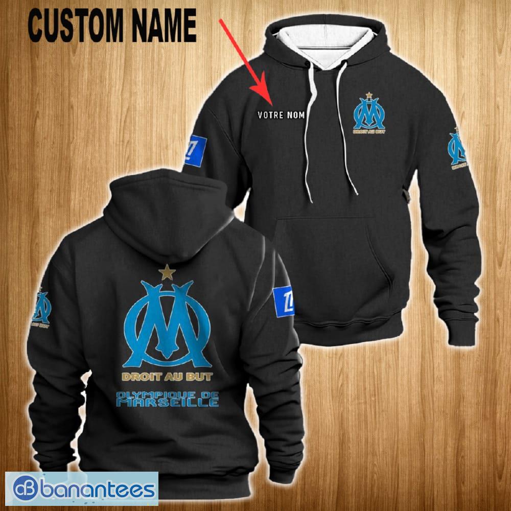 olympique de marseille full print 3d hoodie black new for fans gift men women custom name image Olympique de Marseille Full Print 3D Hoodie Black New For Fans Gift Men Women Custom Name - Olympique de Marseille Full Print 3D Hoodie Black New For Fans Gift Men Women Custom Name