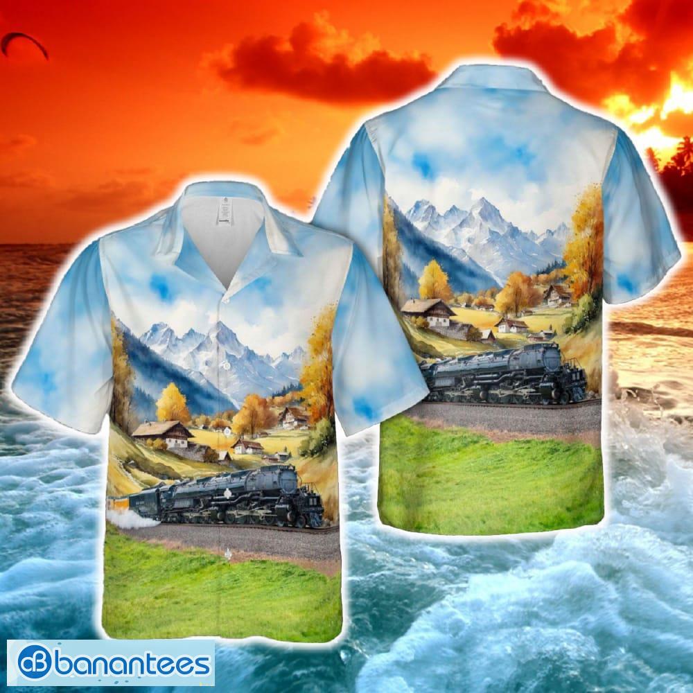 omaha union pacific big boy 4014 hawaiian shirt image Omaha Union Pacific Big Boy 4014 Hawaiian Shirt - Omaha Union Pacific Big Boy 4014 Hawaiian Shirt-1