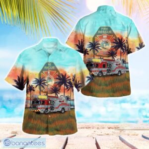Tamarac, Broward County, Florida, Tamarac Fire Department Hawaiian Shirt Product Photo 1
