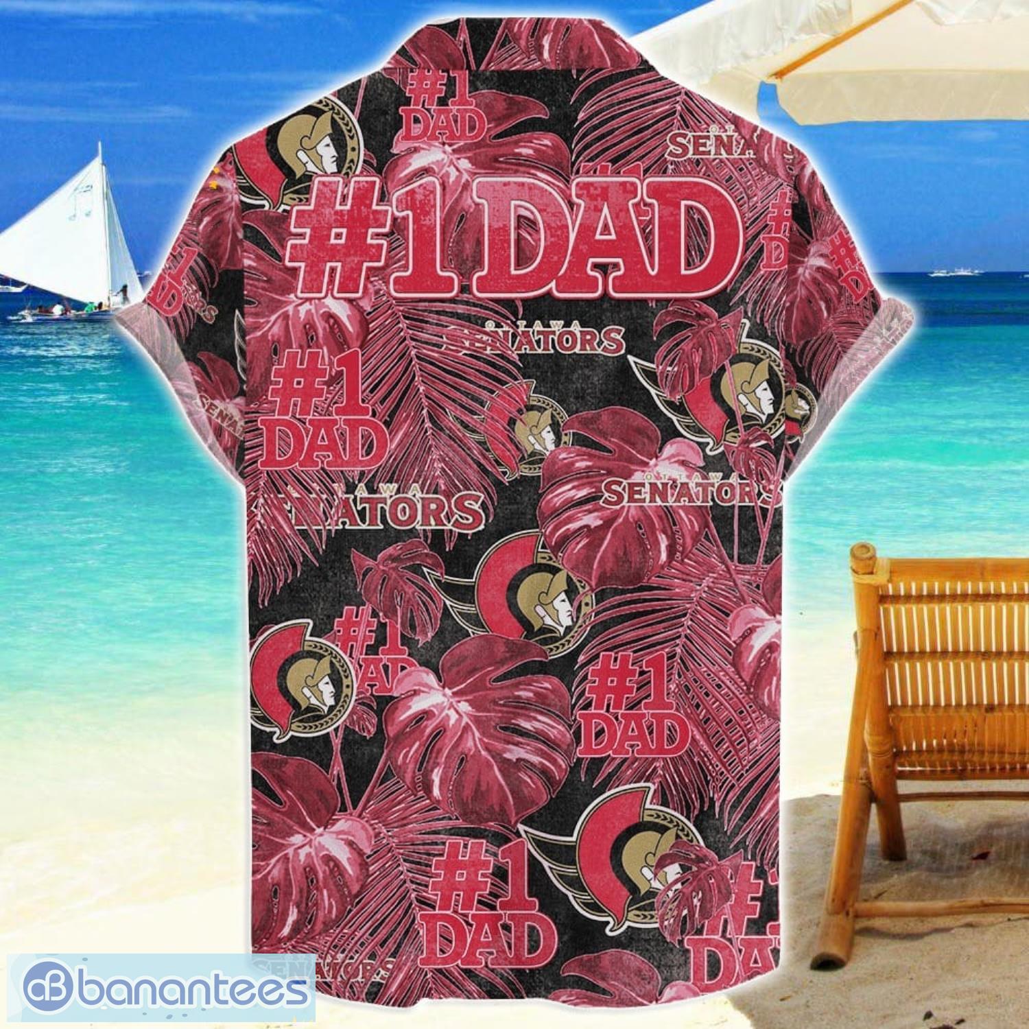 ottawa senators dad hawaiian fathers day gift for dad grandpa nhl sports beach shirt 1 image Ottawa Senators Dad Hawaiian Father’s Day Gift For Dad Grandpa NHL Sports Beach Shirt Product Photo 2