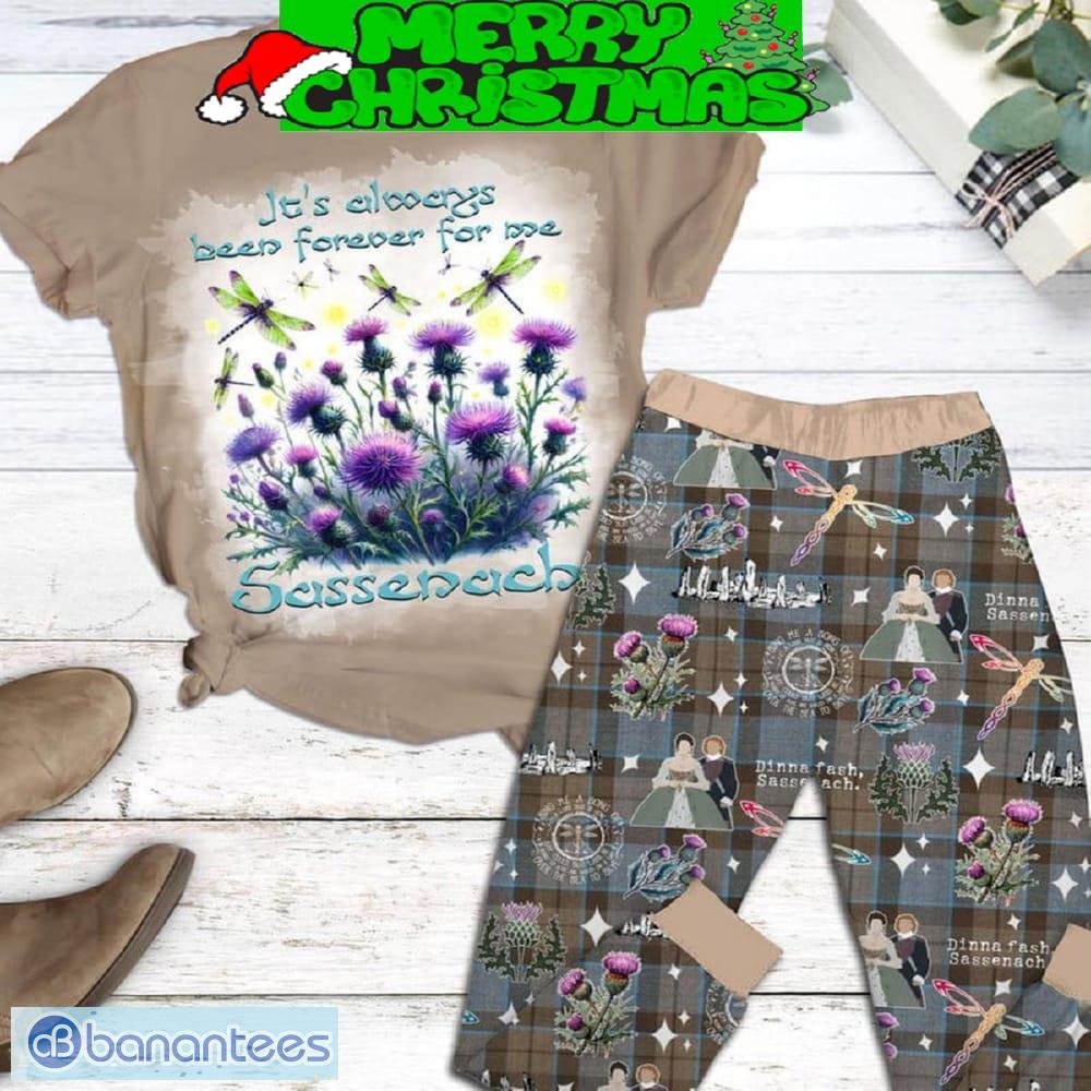 outlander its always been forever for me sassenach fleece pajamas set christmas for family image Outlander It’s Always Been Forever For Me Sassenach Fleece Pajamas Set Christmas For Family - Outlander It’s Always Been Forever For Me Sassenach Fleece Pajamas Set-1