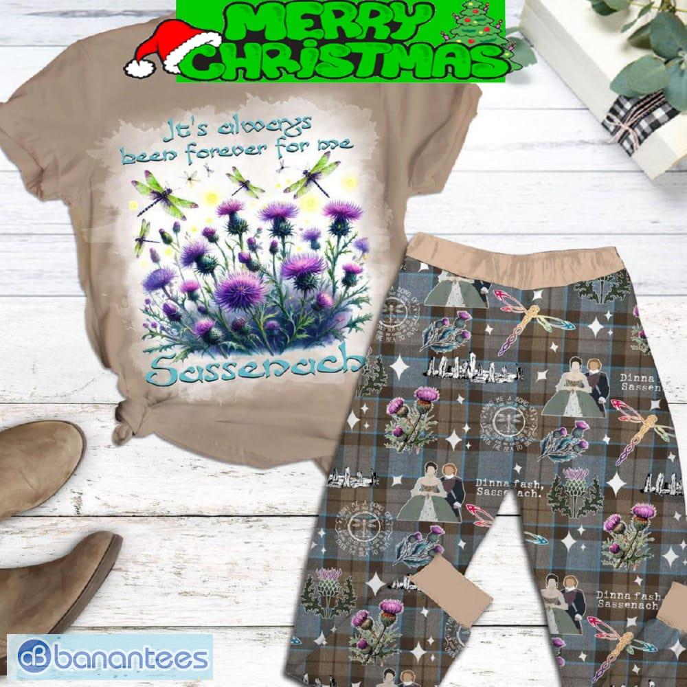 outlander sassenach its always been forever for me fleece pajamas set for women gift christmas image Outlander Sassenach It’s Always Been Forever For Me Fleece Pajamas Set For Women Gift Christmas - Outlander Sassenach It’s Always Been Forever For Me Fleece Pajamas Set-1