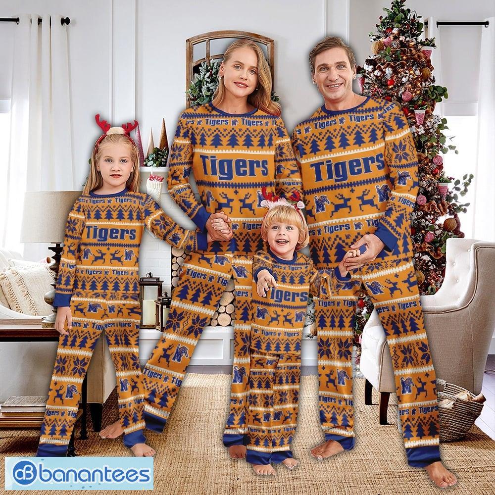 pajamas set ugly christmas ncaa memphis tigers for christmas image Pajamas set Ugly Christmas NCAA Memphis Tigers For Christmas - Pajamas set Ugly Christmas NCAA Memphis Tigers For Christmas